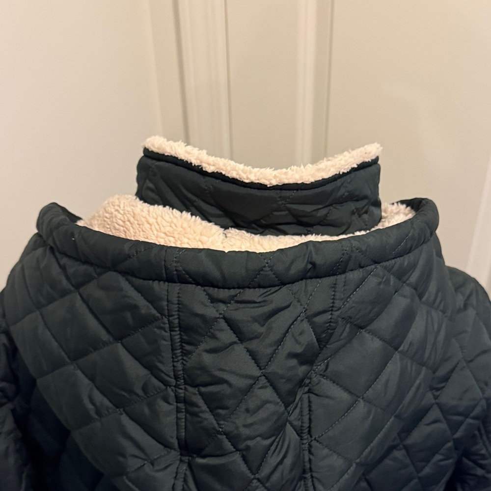 Laundry By Shelli Segal Quilted Puffer Jacket - Dark Green - Picture 9 of 13